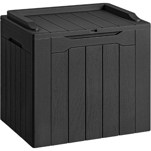 black outdoor sleek storage box