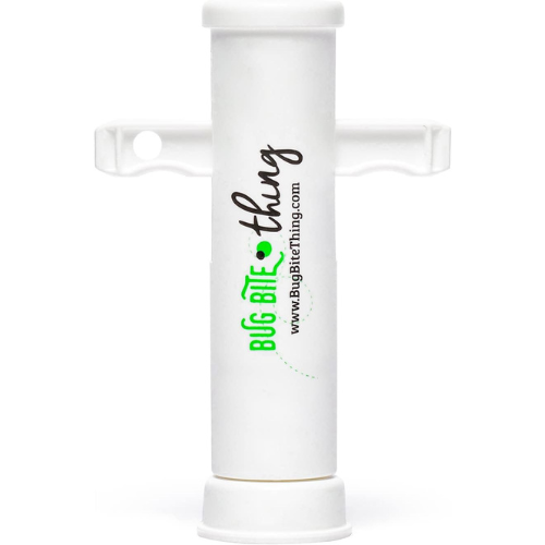 white Bug bite suction tool relieving mosquito bite itch Bug Bite Thing