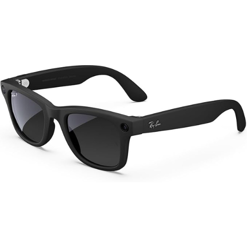 Meta Ray Ban Smart glasses with camera worn for hands free video and photo recording outdoors