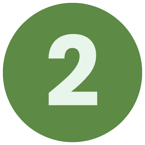 green number 2 in green circle